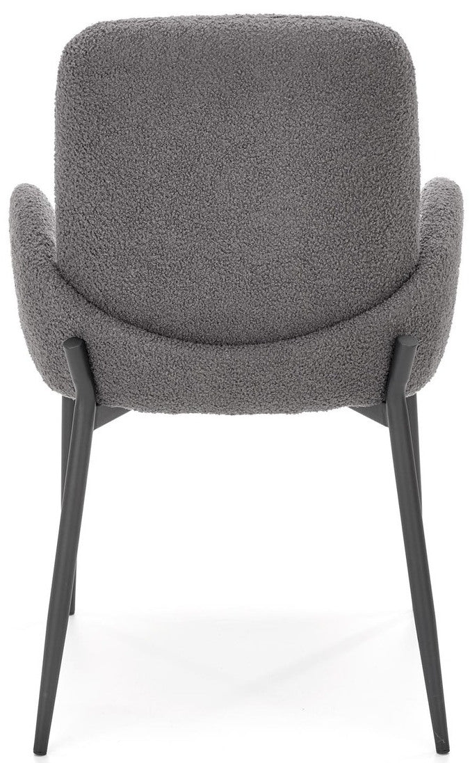 Kitchen Chair Metz | size: Width: 58cm, Height: 89cm, Depth: 58cm | color: Gray | image: 3 | variant: 1002644