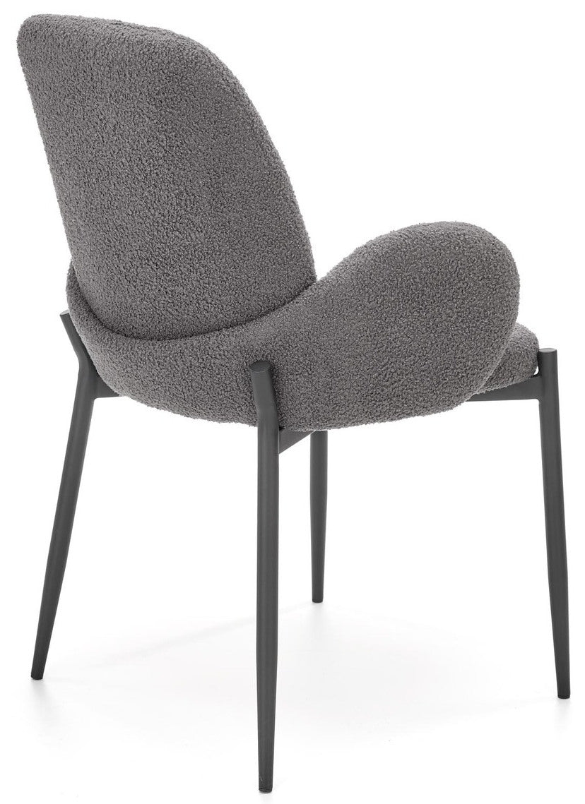 Kitchen Chair Metz | size: Width: 58cm, Height: 89cm, Depth: 58cm | color: Gray | image: 5 | variant: 1002644