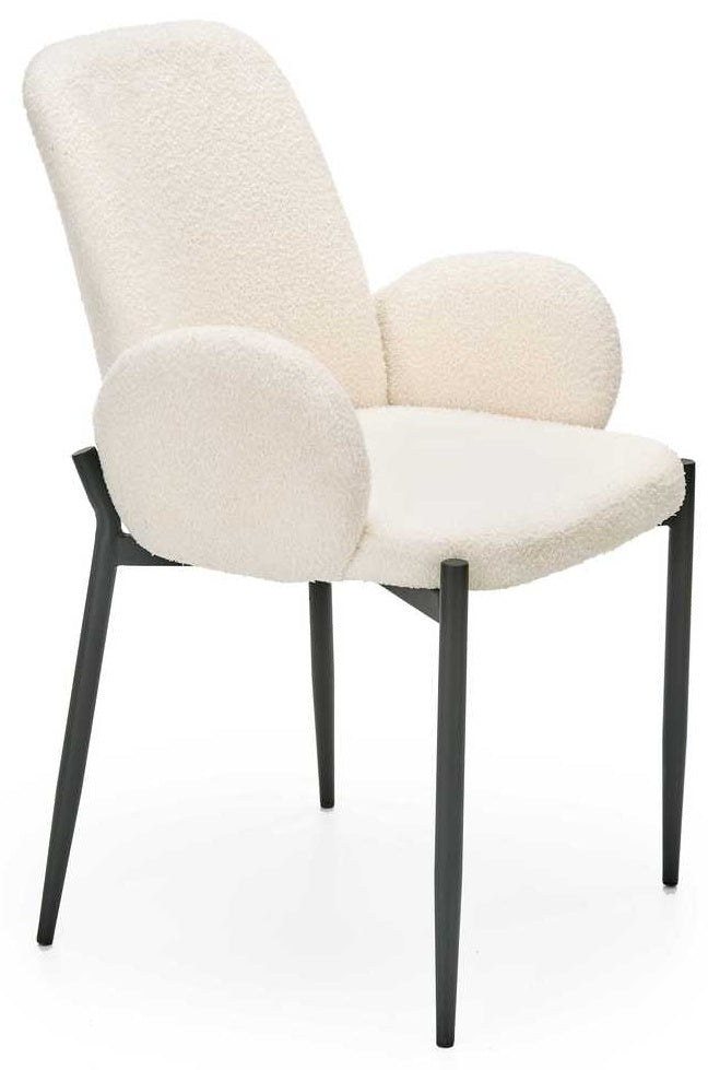 Kitchen Chair Metz | size: Width: 58cm, Height: 89cm, Depth: 58cm | color: White | image: 0 | variant: 1002645