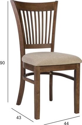 Kitchen Chair Mold | size: Width: 44cm, Height: 90cm, Depth: 44cm | color: Beige | image: 3 | variant: 1005848