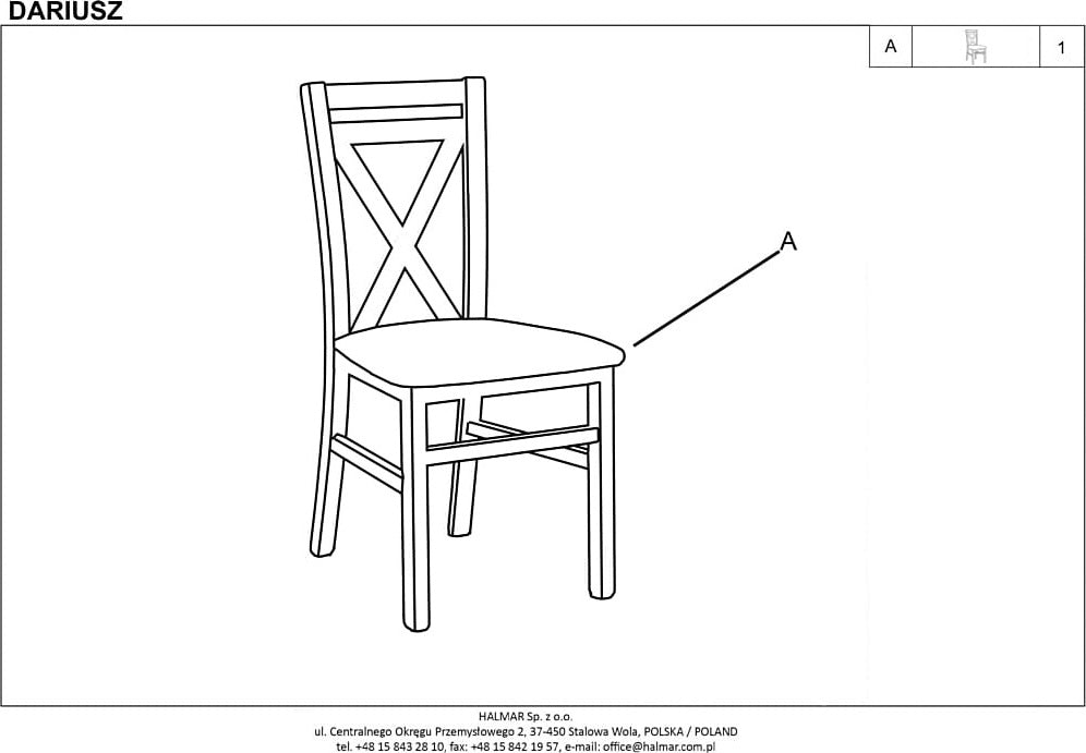 Kitchen Chair Mosfellsbr | size: Width: 45cm, Height: 90cm, Depth: 43cm | color: Gray | image: 3 | variant: 1002111