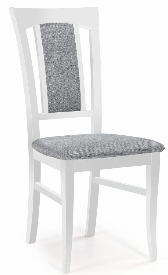 Kitchen Chair Nice | size: Width: 46cm, Height: 96cm, Depth: 57cm | color: White/Grey | image: 1 | variant: 1002553
