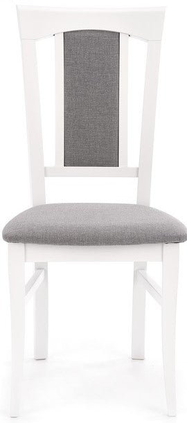 Kitchen Chair Nice | size: Width: 46cm, Height: 96cm, Depth: 57cm | color: White/Grey | image: 5 | variant: 1002553