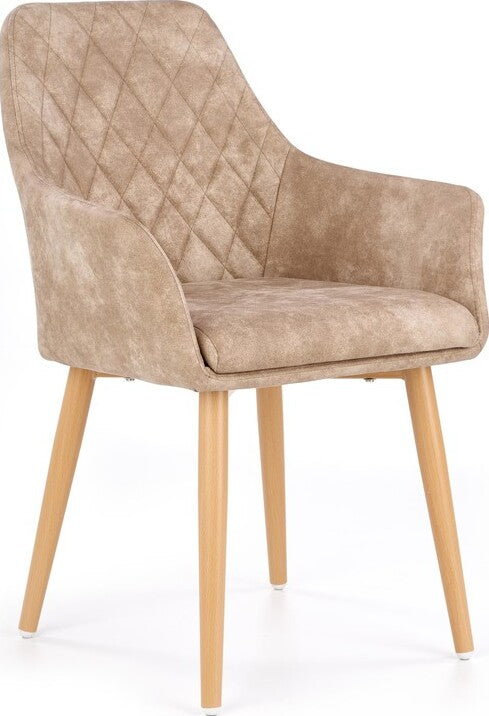 Kitchen Chair Ogre | size: Width: 58cm, Height: 85cm, Depth: 61cm | color: Beige | image: 1 | variant: 1002210