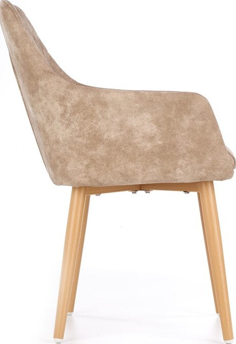 Kitchen Chair Ogre | size: Width: 58cm, Height: 85cm, Depth: 61cm | color: Beige | image: 2 | variant: 1002210