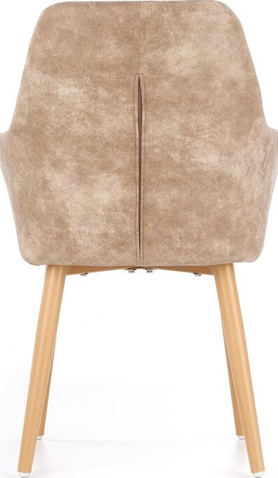 Kitchen Chair Ogre | size: Width: 58cm, Height: 85cm, Depth: 61cm | color: Beige | image: 3 | variant: 1002210