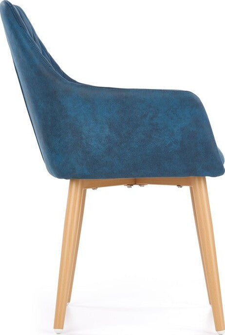 Kitchen Chair Ogre | size: Width: 58cm, Height: 85cm, Depth: 61cm | color: Blue | image: 2 | variant: 1002211