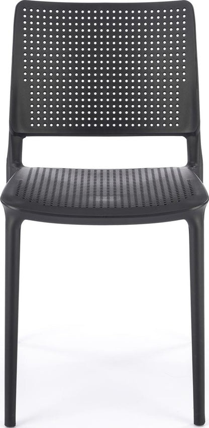 Kitchen Chair Oviedo | size: Width: 42cm, Height: 79cm, Depth: 55cm | color: Black | image: 2 | variant: 1002504