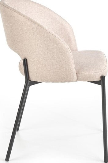 Kitchen Chair Podgorica | size: Width: 51cm, Height: 77cm, Depth: 57cm | color: Beige | image: 3 | variant: 1002276