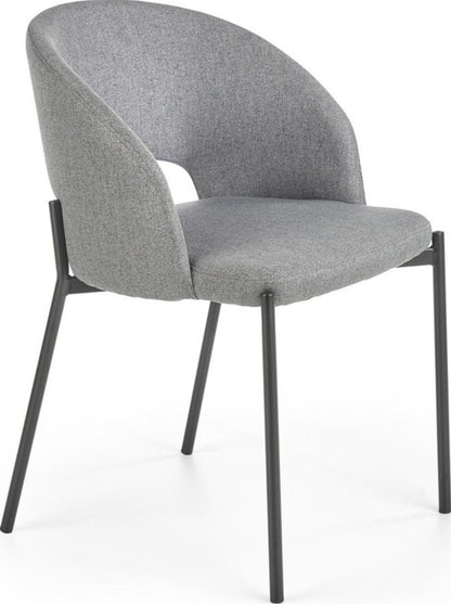 Kitchen Chair Podgorica | size: Width: 51cm, Height: 77cm, Depth: 57cm | color: Gray | image: 1 | variant: 1002277