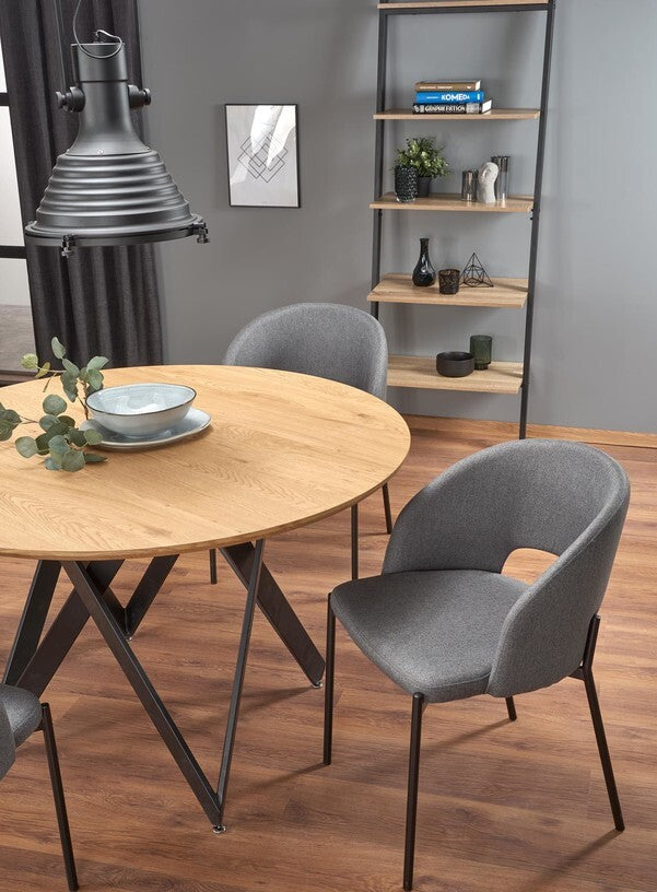 Kitchen Chair Podgorica | size: Width: 51cm, Height: 77cm, Depth: 57cm | color: Gray | image: 6 | variant: 1002277