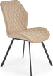 Kitchen Chair Prague | size: Width: 51cm, Height: 90cm, Depth: 64cm | color: Beige | image: 1 | variant: 1002260