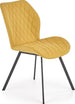 Kitchen Chair Prague | size: Width: 51cm, Height: 90cm, Depth: 64cm | color: Yellow | image: 1 | variant: 1002262