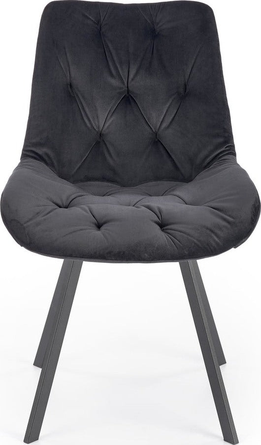 Kitchen Chair Salamanca | size: Width: 54cm, Height: 86cm, Depth: 63cm | color: Black | image: 1 | variant: 1002517