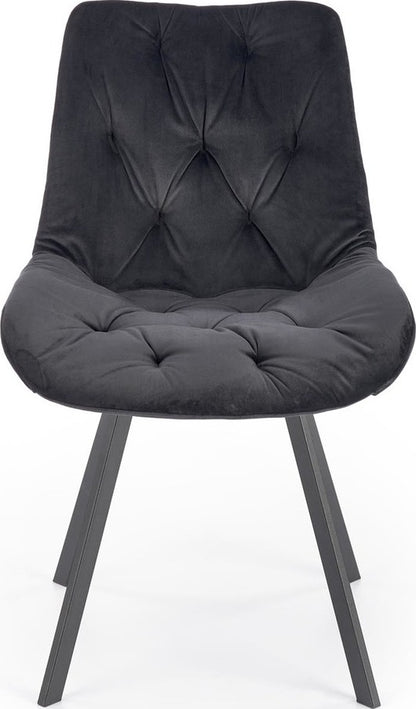 Kitchen Chair Salamanca | size: Width: 54cm, Height: 86cm, Depth: 63cm | color: Black | image: 1 | variant: 1002517