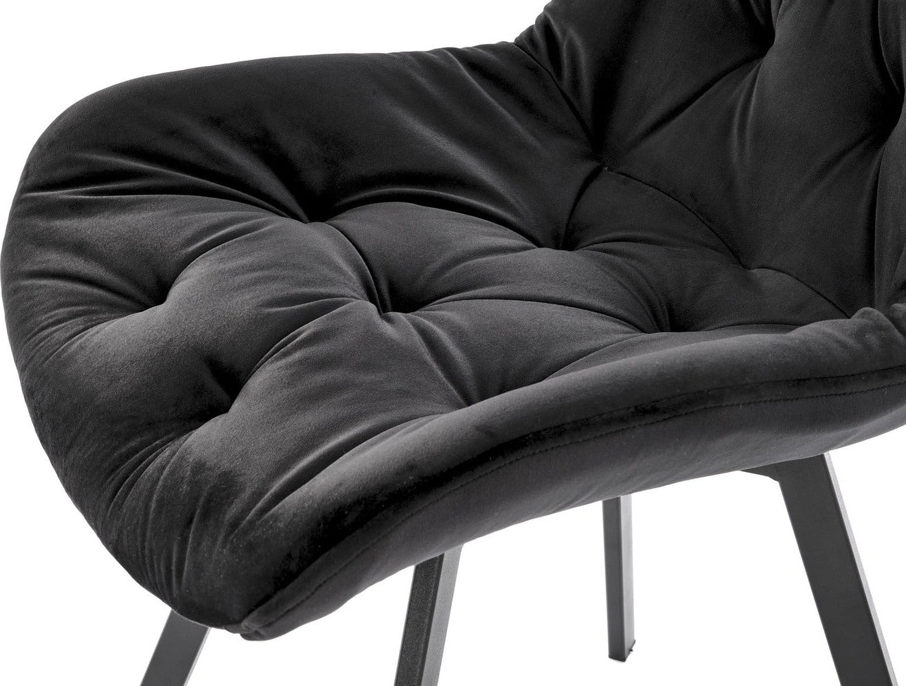 Kitchen Chair Salamanca | size: Width: 54cm, Height: 86cm, Depth: 63cm | color: Black | image: 4 | variant: 1002517