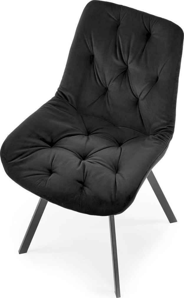 Kitchen Chair Salamanca | size: Width: 54cm, Height: 86cm, Depth: 63cm | color: Black | image: 5 | variant: 1002517