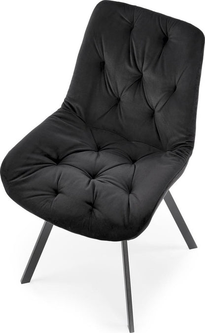 Kitchen Chair Salamanca | size: Width: 54cm, Height: 86cm, Depth: 63cm | color: Black | image: 5 | variant: 1002517
