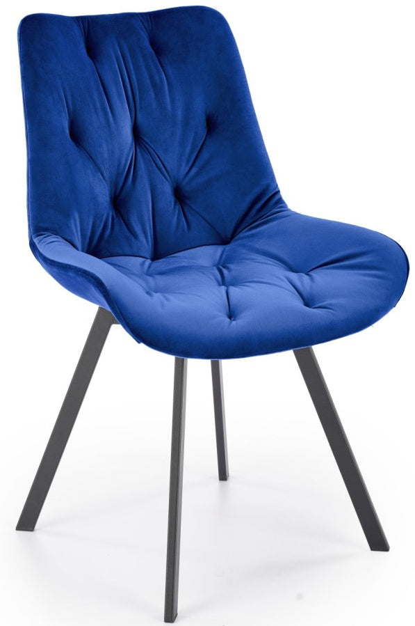 Kitchen Chair Salamanca | size: Width: 54cm, Height: 86cm, Depth: 63cm | color: Blue | image: 0 | variant: 1002521