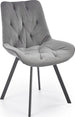 Kitchen Chair Salamanca | size: Width: 54cm, Height: 86cm, Depth: 63cm | color: Gray | image: 1 | variant: 1002518
