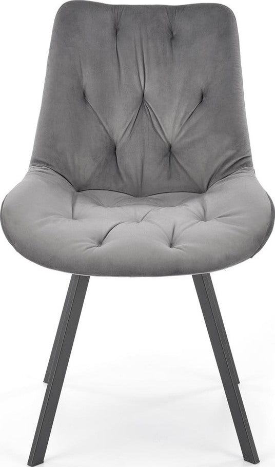 Kitchen Chair Salamanca | size: Width: 54cm, Height: 86cm, Depth: 63cm | color: Gray | image: 3 | variant: 1002518
