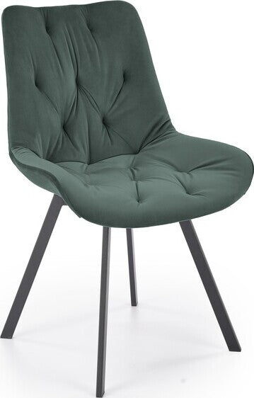 Kitchen Chair Salamanca | size: Width: 54cm, Height: 86cm, Depth: 63cm | color: Green | image: 0 | variant: 1002516