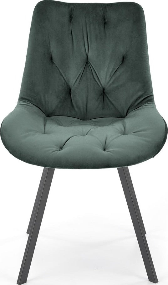 Kitchen Chair Salamanca | size: Width: 54cm, Height: 86cm, Depth: 63cm | color: Green | image: 2 | variant: 1002516