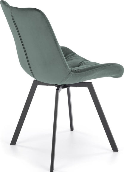 Kitchen Chair Salamanca | size: Width: 54cm, Height: 86cm, Depth: 63cm | color: Green | image: 3 | variant: 1002516