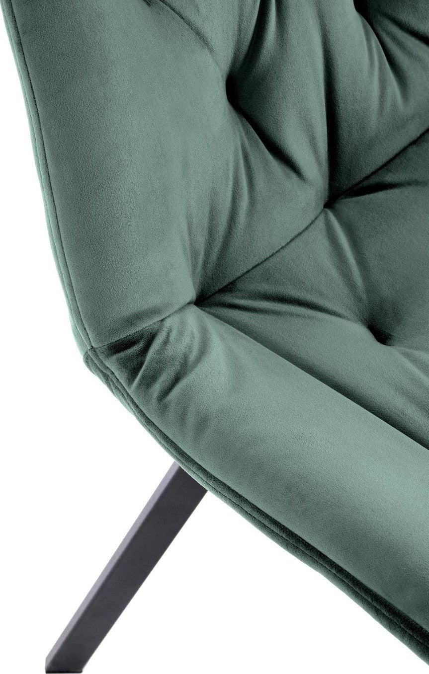 Kitchen Chair Salamanca | size: Width: 54cm, Height: 86cm, Depth: 63cm | color: Green | image: 7 | variant: 1002516