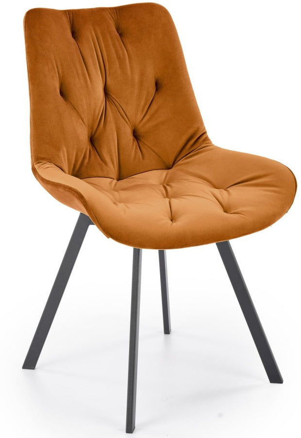 Kitchen Chair Salamanca | size: Width: 54cm, Height: 86cm, Depth: 63cm | color: Orange | image: 0 | variant: 1002520