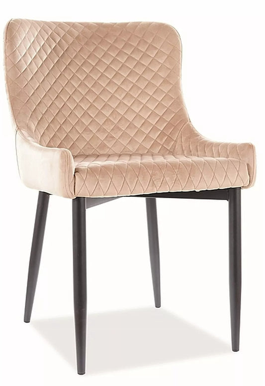 Kitchen Chair Salvador | size: Width: 52cm, Height: 82cm, Depth: 45cm | color: Beige | image: 0 | variant: 1003889