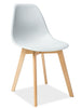 Kitchen Chair San Antonio | size: Width: 47cm, Height: 84cm, Depth: 37cm | color: Gray | image: 0 | variant: 1003688