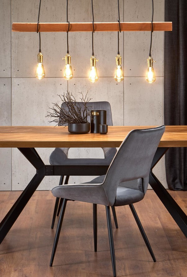 Kitchen Chair San Marino | size: Width: 52cm, Height: 88cm, Depth: 58cm | color: Gray | image: 7 | variant: 1002319