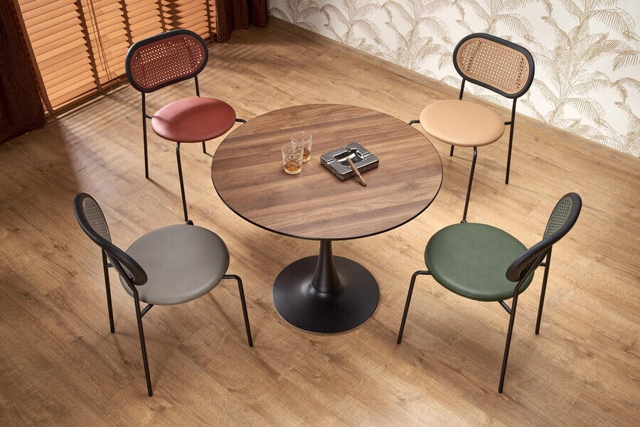 Kitchen Chair San Sebastian | size: Width: 46cm, Height: 78cm, Depth: 51cm | color: Brown | image: 1 | variant: 1002537