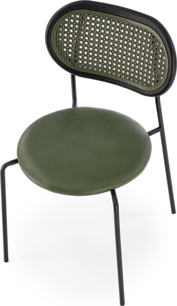 Kitchen Chair San Sebastian | size: Width: 46cm, Height: 78cm, Depth: 51cm | color: Green | image: 2 | variant: 1002540