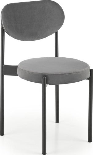 Kitchen Chair Santiago | size: Width: 42cm, Height: 80cm, Depth: 48cm | color: Gray | image: 0 | variant: 1002497