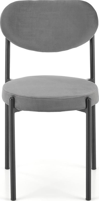 Kitchen Chair Santiago | size: Width: 42cm, Height: 80cm, Depth: 48cm | color: Gray | image: 1 | variant: 1002497