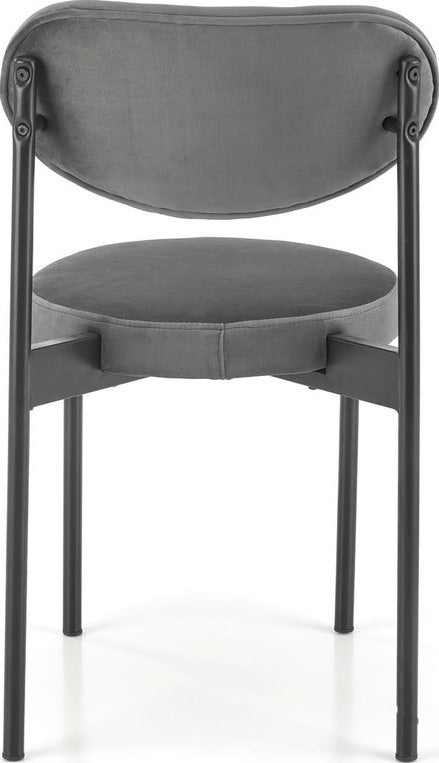 Kitchen Chair Santiago | size: Width: 42cm, Height: 80cm, Depth: 48cm | color: Gray | image: 2 | variant: 1002497