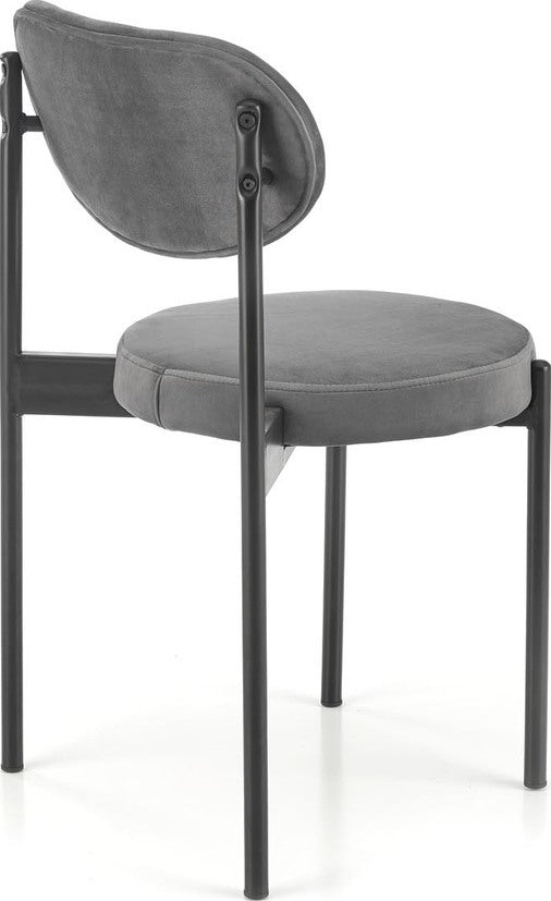 Kitchen Chair Santiago | size: Width: 42cm, Height: 80cm, Depth: 48cm | color: Gray | image: 4 | variant: 1002497