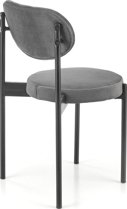 Kitchen Chair Santiago | size: Width: 42cm, Height: 80cm, Depth: 48cm | color: Gray | image: 4 | variant: 1002497