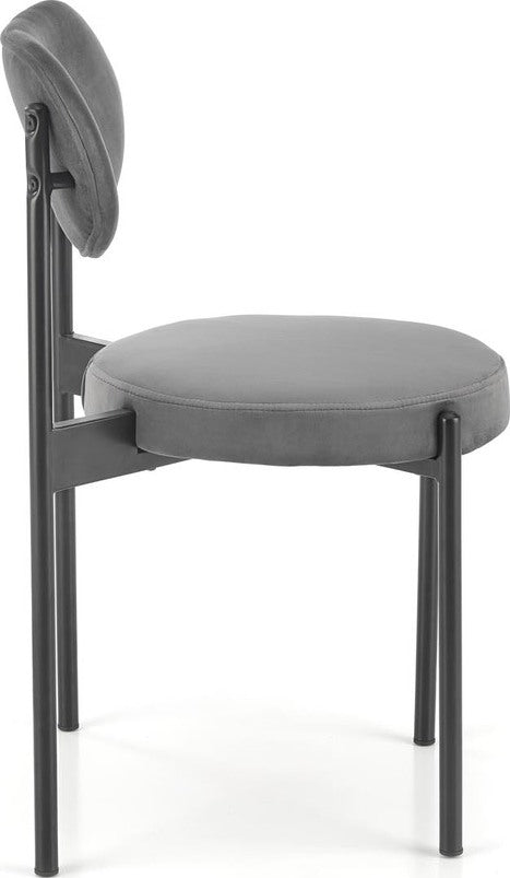 Kitchen Chair Santiago | size: Width: 42cm, Height: 80cm, Depth: 48cm | color: Gray | image: 5 | variant: 1002497
