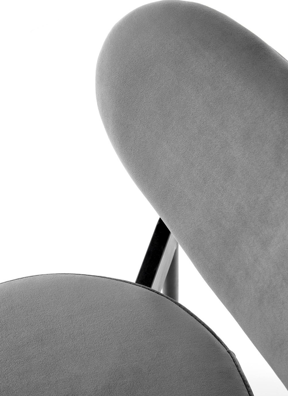 Kitchen Chair Santiago | size: Width: 42cm, Height: 80cm, Depth: 48cm | color: Gray | image: 6 | variant: 1002497