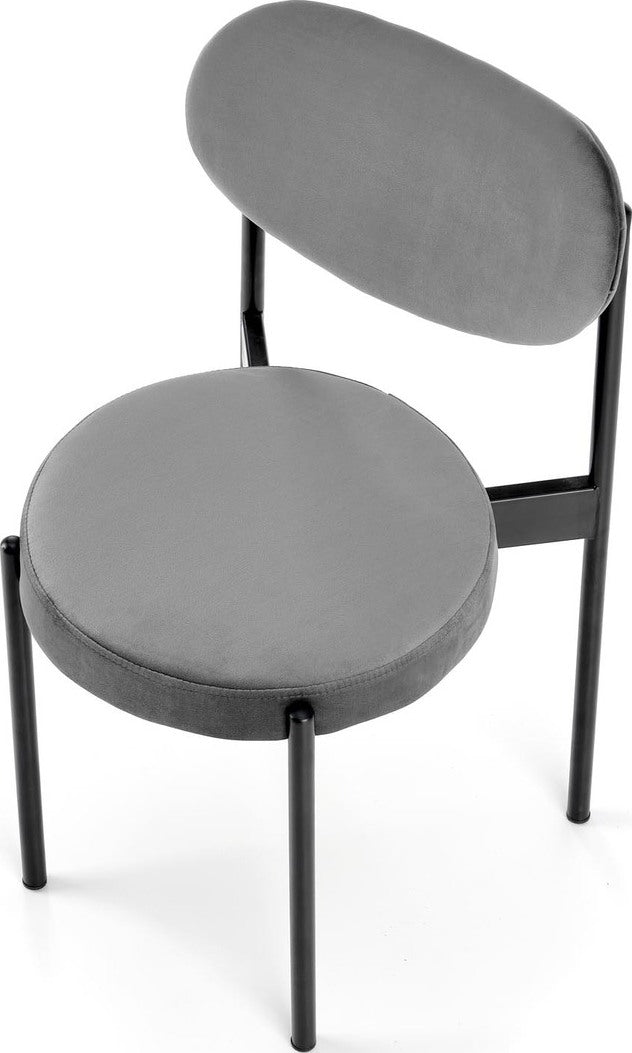 Kitchen Chair Santiago | size: Width: 42cm, Height: 80cm, Depth: 48cm | color: Gray | image: 7 | variant: 1002497