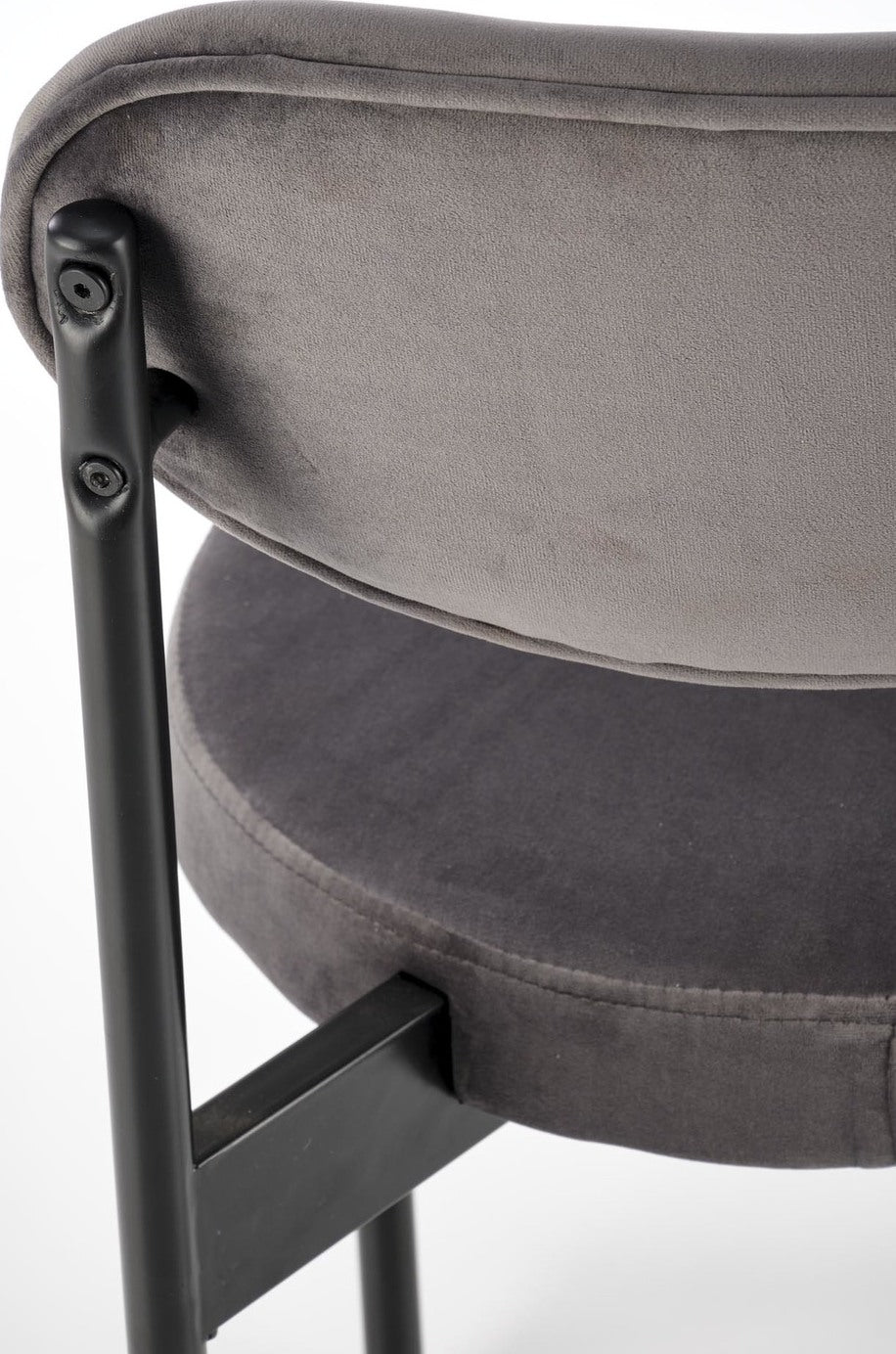 Kitchen Chair Santiago | size: Width: 42cm, Height: 80cm, Depth: 48cm | color: Gray | image: 8 | variant: 1002497