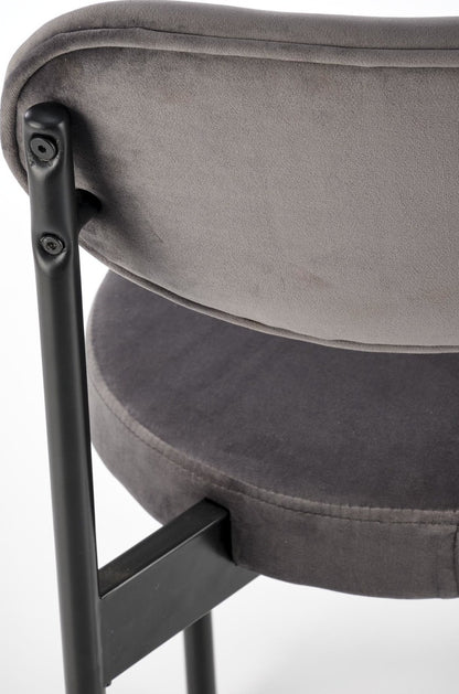 Kitchen Chair Santiago | size: Width: 42cm, Height: 80cm, Depth: 48cm | color: Gray | image: 8 | variant: 1002497