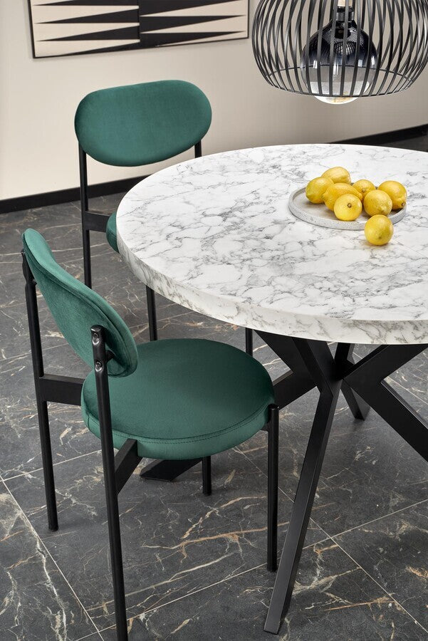 Kitchen Chair Santiago | size: Width: 42cm, Height: 80cm, Depth: 48cm | color: Green | image: 1 | variant: 1002496