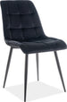 Kitchen Chair Sao Paulo | size: Width: 50cm, Height: 88cm, Depth: 43cm | color: Black | image: 1 | variant: 1003585