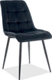 Kitchen Chair Sao Paulo | size: Width: 50cm, Height: 88cm, Depth: 43cm | color: Black | image: 1 | variant: 1003597