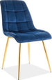 Kitchen Chair Sao Paulo | size: Width: 50cm, Height: 88cm, Depth: 43cm | color: Blue | image: 1 | variant: 1003579