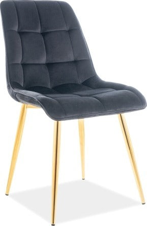Kitchen Chair Sao Paulo | size: Width: 50cm, Height: 88cm, Depth: 43cm | color: Gray | image: 1 | variant: 1003578